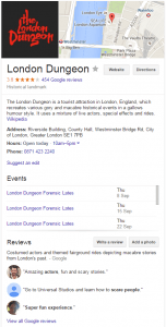 Google attraction search